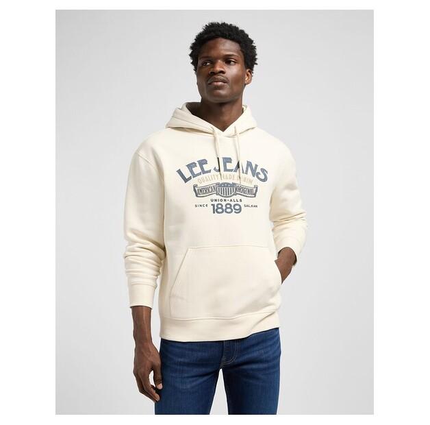 Толстовка с капюшоном Lee BIG LOGO HOODIE EU XL