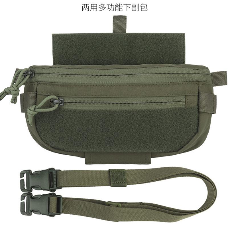 

Small First Aid Kit Survival Gear Bag Multifunctional Tactical Bag Compact First Aid Kit MOLLE System Mounting Green