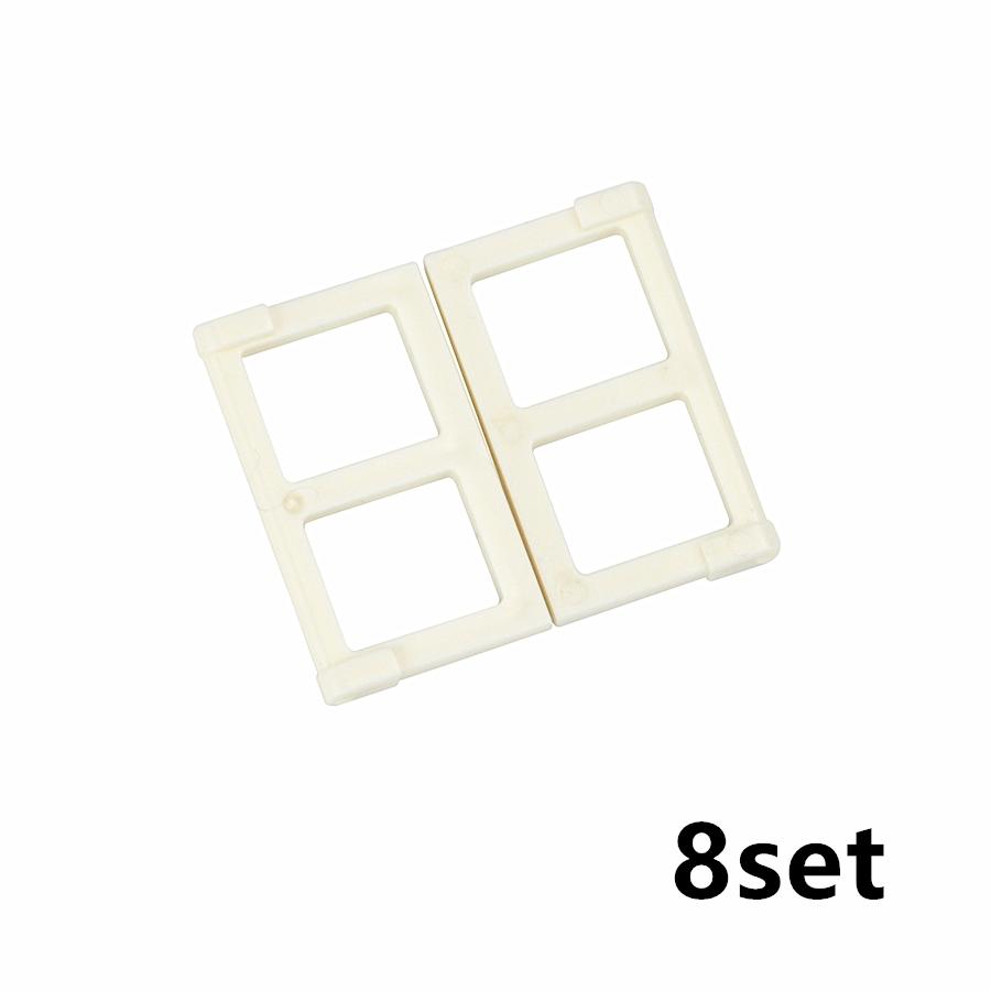 MOC Bricks Door Frame Glass Window 1x4x3 60594 60608 DIY Architecture House Building Blocks Toys Kids Educational Plastic Bricks