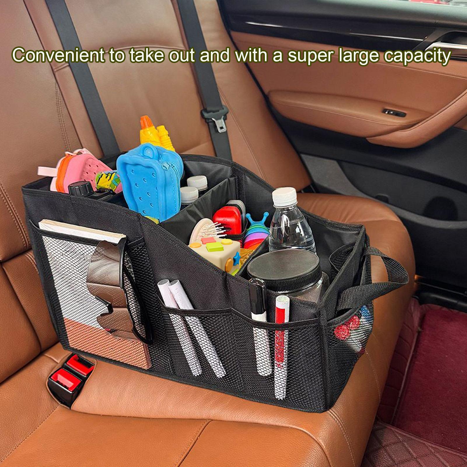 

Foldable Car Trunk Organizer Box 46*25*15*27cm Large Capacity Storage Bag With Oxford Fabric For Toys Tools Emergency Stuff CN