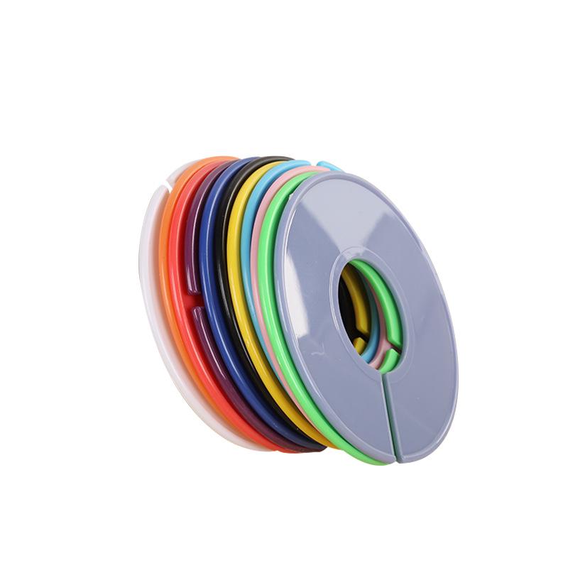 Colorful Round Divider Rings in Sizes XXS-XXXL, Customizable Printing Available