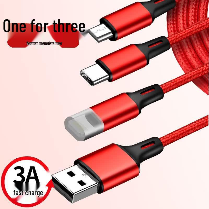 3-in-1 Retractable Charging Cable