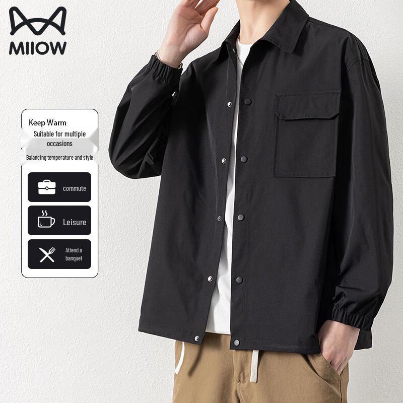 Mao Ren Men's Casual Windbreaker Jacket