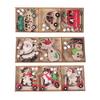 Wooden Christmas Pendant Merry Christmas Decor for Home 2026 Navidad Ornaments Christmas Tree Decor Xmas Gifts New Year 2026