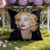 M-Madonna-A Cushion Cover Home & Car Dual-Scene Pillow Cover: Reversible for Premium Comfort