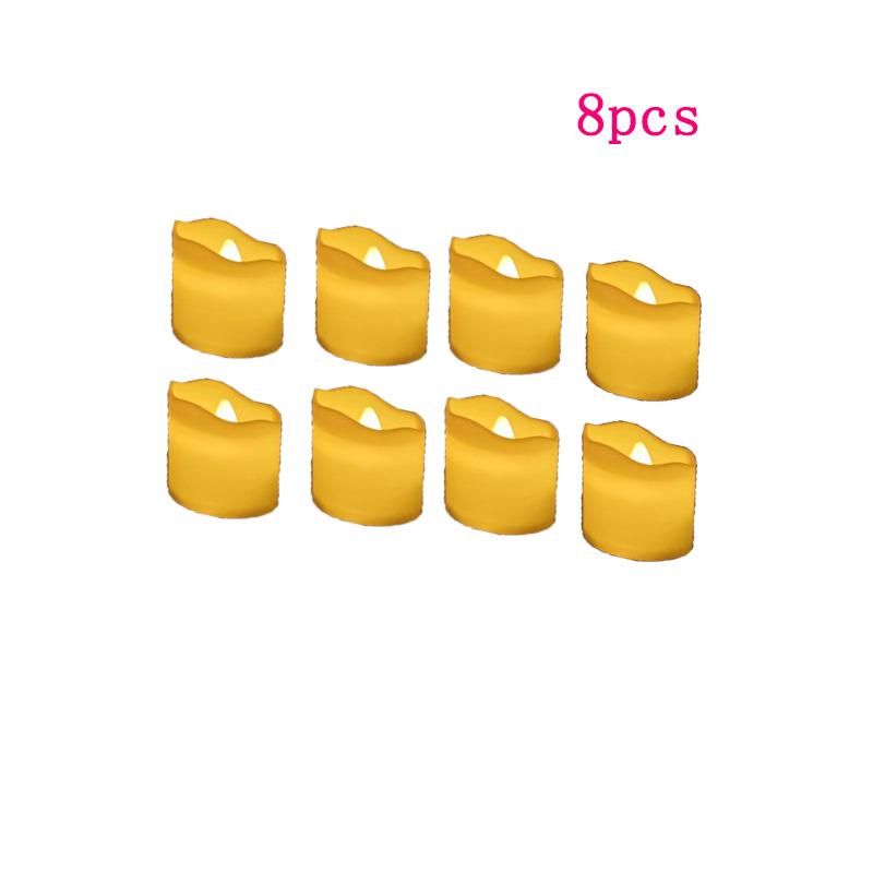 Weihnachten Flammenlose LED Kerze Heimparty Hochzeit Weihnachtsdekorationen Romantische Atmosphäre Elektronische Batteriebetriebene Kerzen