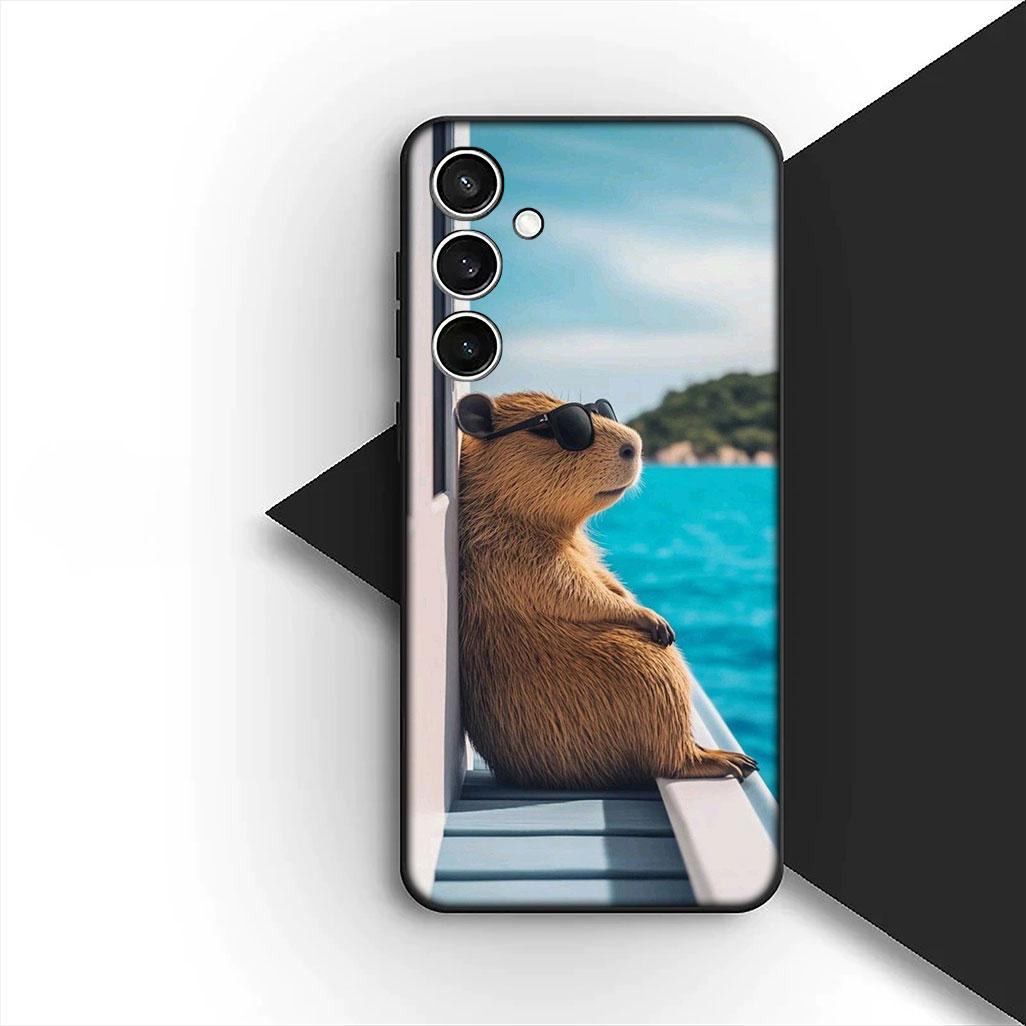 

Casing for Motorola Moto G55 G45 G75 G85 G35 Edge 50 30 Fusion 40 NEO Ultra Pro Phone Cover Protective Case Cartoon Capybaras Motorola Moto G55