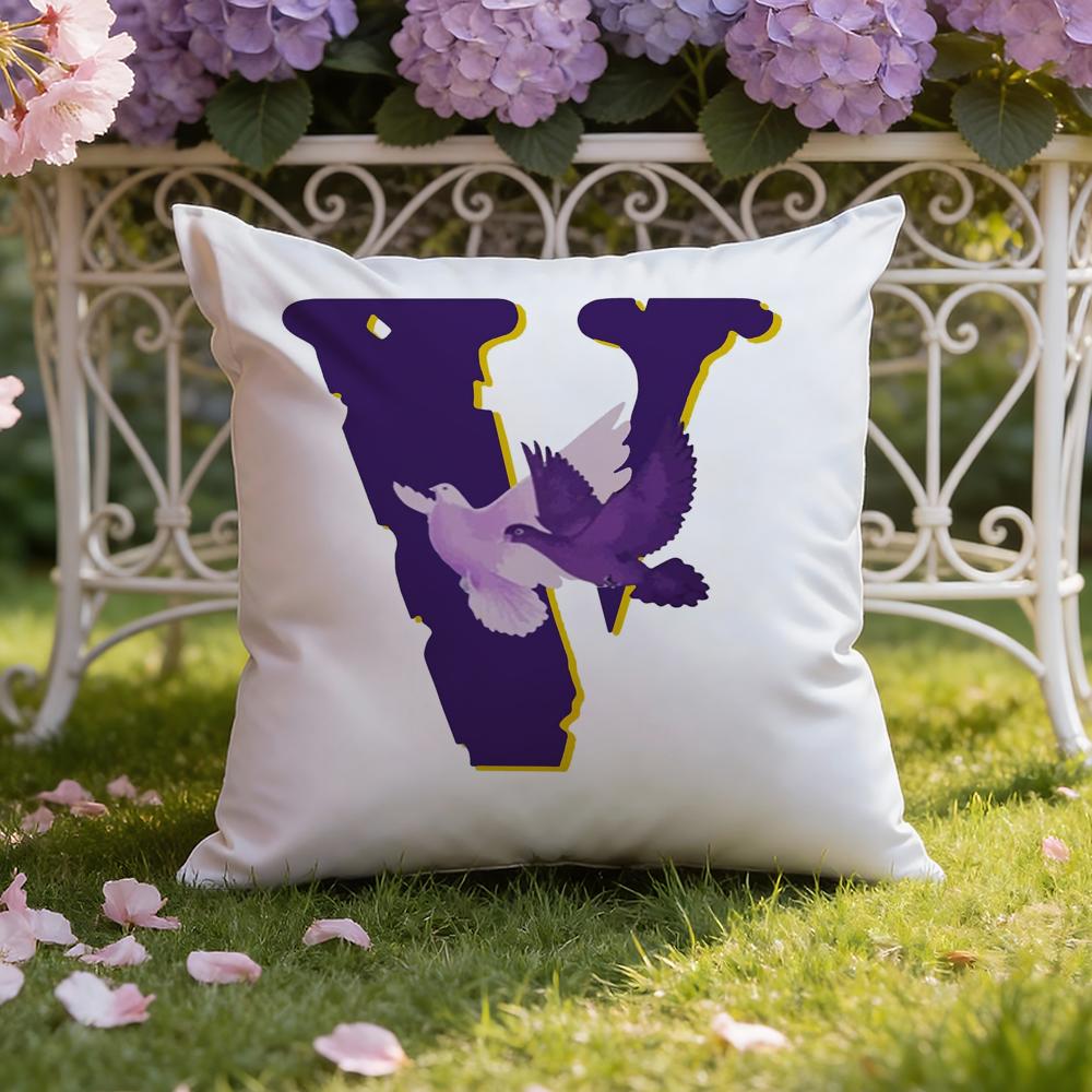 Luxury V-VloneS Cushion Cover Home & Car Dual-Scene Pillow Cover: Reversible for Premium Comfort