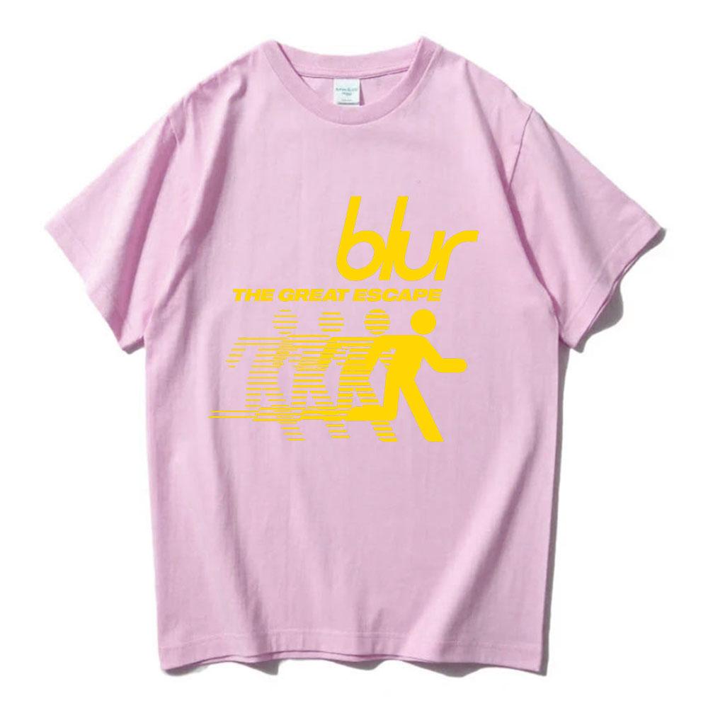 Blur Dan Abnormal Tričko Bavlna Krátký Rukáv Pánské Dámské Trička Unisex Streetwear Vtipné Kreslené Hamburgery a Hranolky Tričko