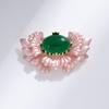 Spille senior Spilla a foglia di fiore per spille da donna con pendente per abiti alla moda