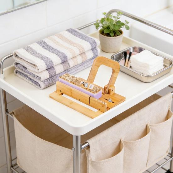 Wooden Soap Cutter Adjustable Handmade Soap Slicer Single Wire Soap Cutting Tool for Cheese Butter Cake Bread DIY Making Tool