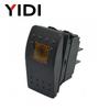 Waterproof Bar Rocker Toggle Switch Car Boat Marine Rocker Switch Button 12V 220V LED Light Lamp 4pin on Off DPST
