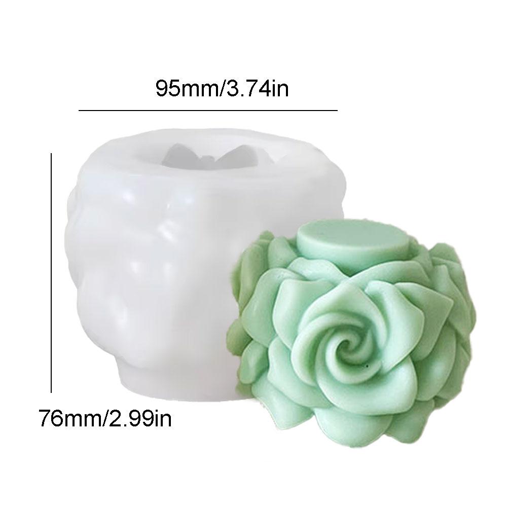 

Цветочная колонна силиконовая форма для свечей 3D рельефная роза колонна инструмент для изготовления гипса домашний декор смоляное украшение сделай сам свадебные благовония подарки B