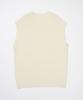 210Edit Men'S V-Neck Knit Vest_Zd3Sw007_Crm