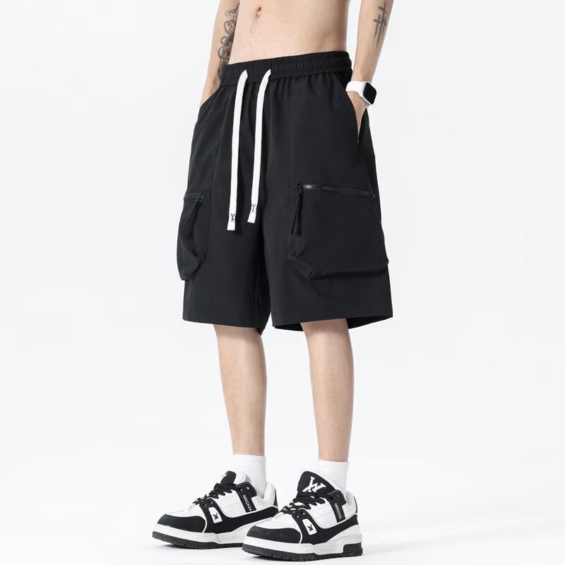 Men's Loose Fit Multi-Pocket Cargo Shorts