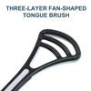 Silicone Tongue Scraper 1PCS Ergonomic Design for Complete Oral Hygiene Perfect for Daily Use