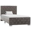 VidaXL Bed Frames Grey Velvet 90x200 Cm