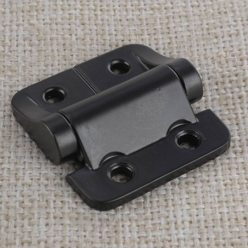 Black Zinc Alloy Boat Door Frame Hinge Butt Full Surface Mounting Sturdy and Durable 5.1 x 5.7cm