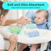 5/6 Pack Baby Muslin Washcloths 6-Layer Thick Cotton Gauze Soft Absorbent Newborn Face Towel for Bathing Feeding Sensitive Skin Reusable Wipes