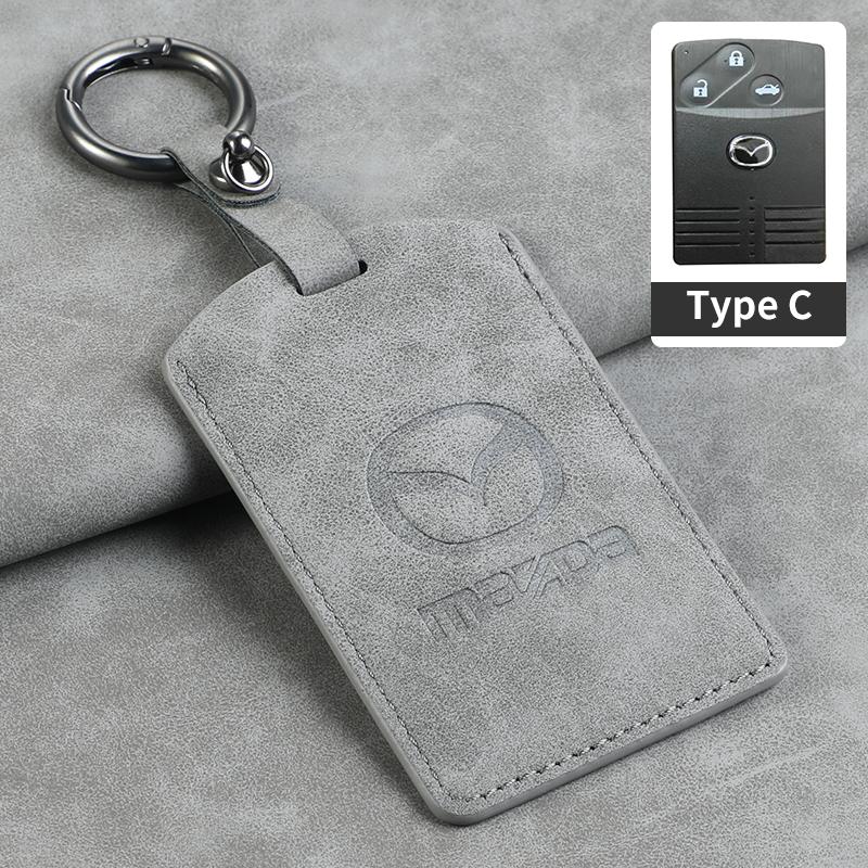 

2025 Горячий Чехол-Держатель Оболочка из Овчины для Умного Ключа Автомобиля Для Mazda 2 3 5 6 MX5 Axela Atenza MS CX-3 CX-4 CX-5 CX-7 CX-9 CX-8 7 A