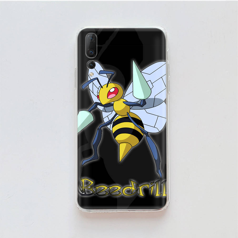 Transparent Case for Samsung A04 A14 A23 M33 M53 Realme 10 9 C35 C55 VIVO X80 Infinix Hot 30 Note 11 Tecno Spark 8P Pro P-35 Cute Pokemons Pikachus