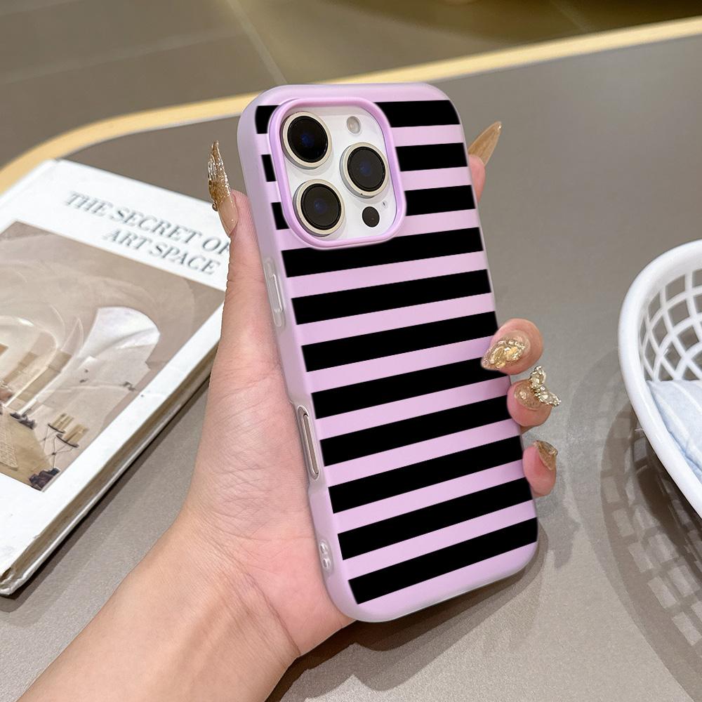 

Matte Candy Color 2 in 1 Phone Case for Redmi Note A5 A3 15 14 14C 13 13C 12 12C 11 A1 10 9T 9A 9 Pro 4G 5G Fashion Black Lines Redmi 12