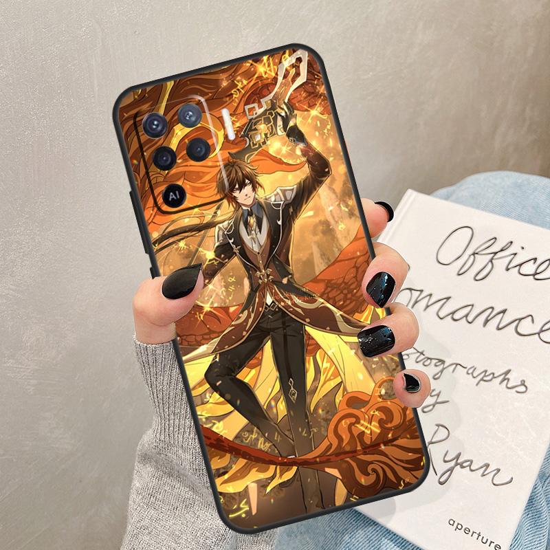 Zhongli Genshin Impact Case For Oppo A57 A17 A77 A18 A38 A58 A78 A98 A74 A54 A94 A80 A60 A40 A96 A76 A16 A15 A5 Pro