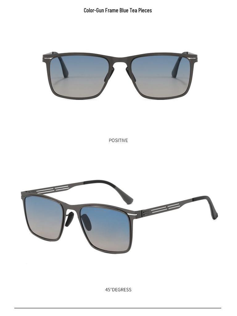 Trendy HD Polarized Sunglasses: Korean Fashion for Driving, Cycling, Fishing - Super Elastic & Stylish for Men