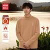 MINISO Men's Fleece-Lined Thermal Long-Sleeve T-Shirt