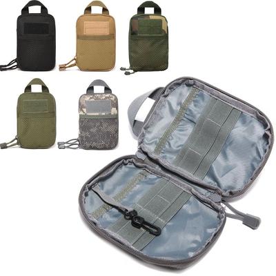 Zipper Nylon Accessory Pouches EDC Molle Pouch Phone Bag Belt Bag Waist Pack