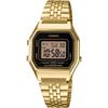 CASIO Digital Watch Vintage Series Octagon Face LA680WGA-1 Women's Black Gold Overseas Model [Parallel Import]