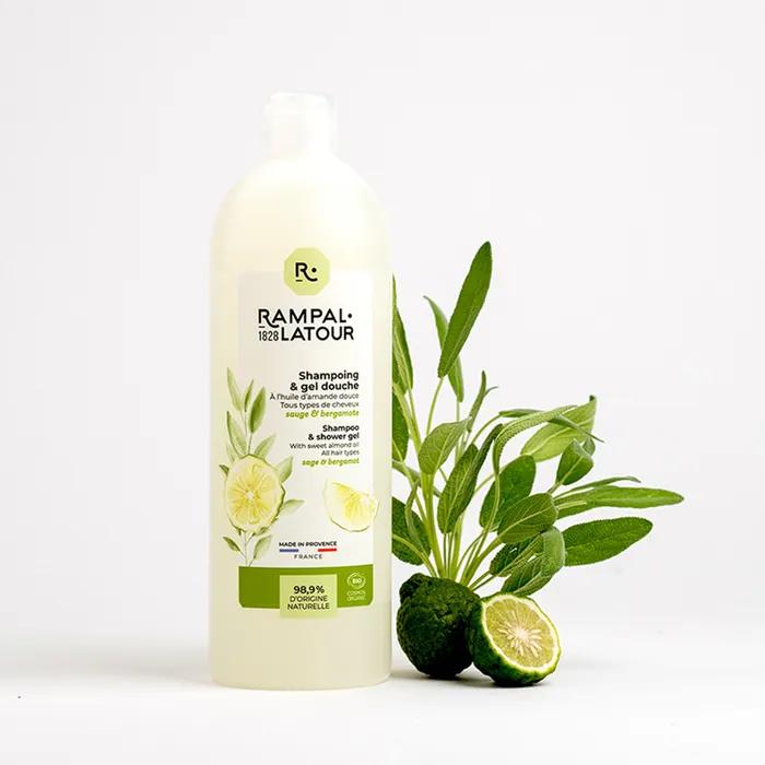 Shampooing Douche Sage Bergamot 1L (Shampoo & Shower Gel)