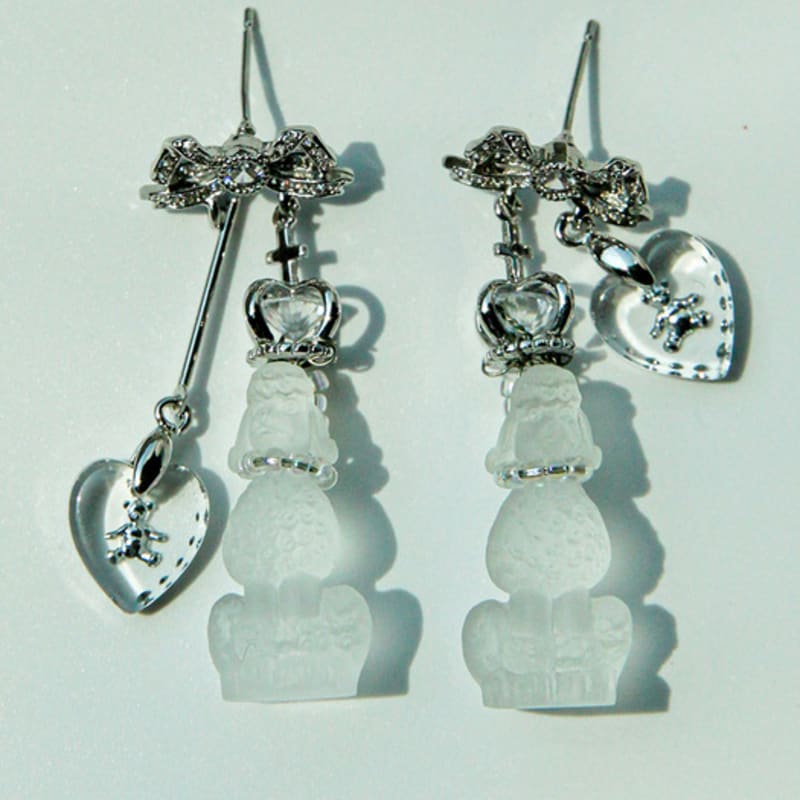 

LOVUEE Royal Duo Earrings Silver