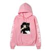 Japanese Anime Hoodie Sweatshirt Jujutsu Kaisen Satoru Gojo Anime Print Soft Fleece Warm Long Sleeve Hooded Sweatshirt
