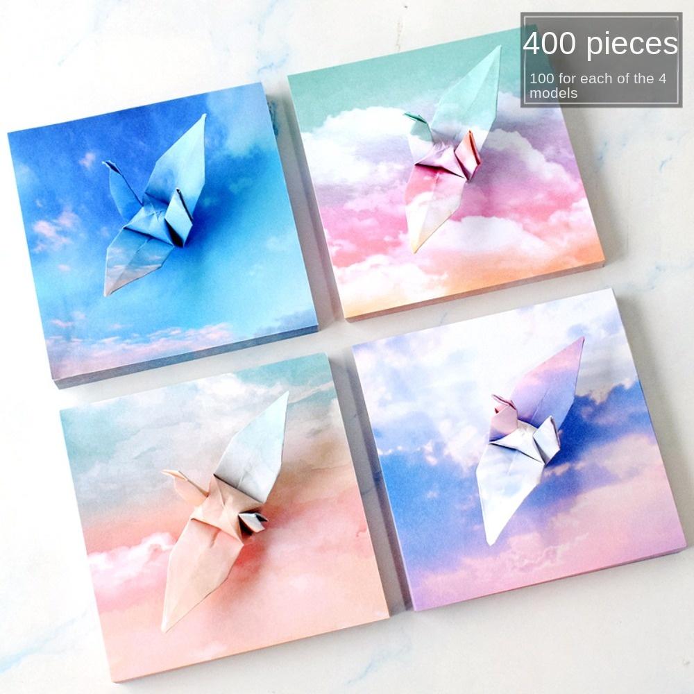 400pcs Scrapbooking Colorful Folded Paper Handmade Constellations Origami Paper  Kids