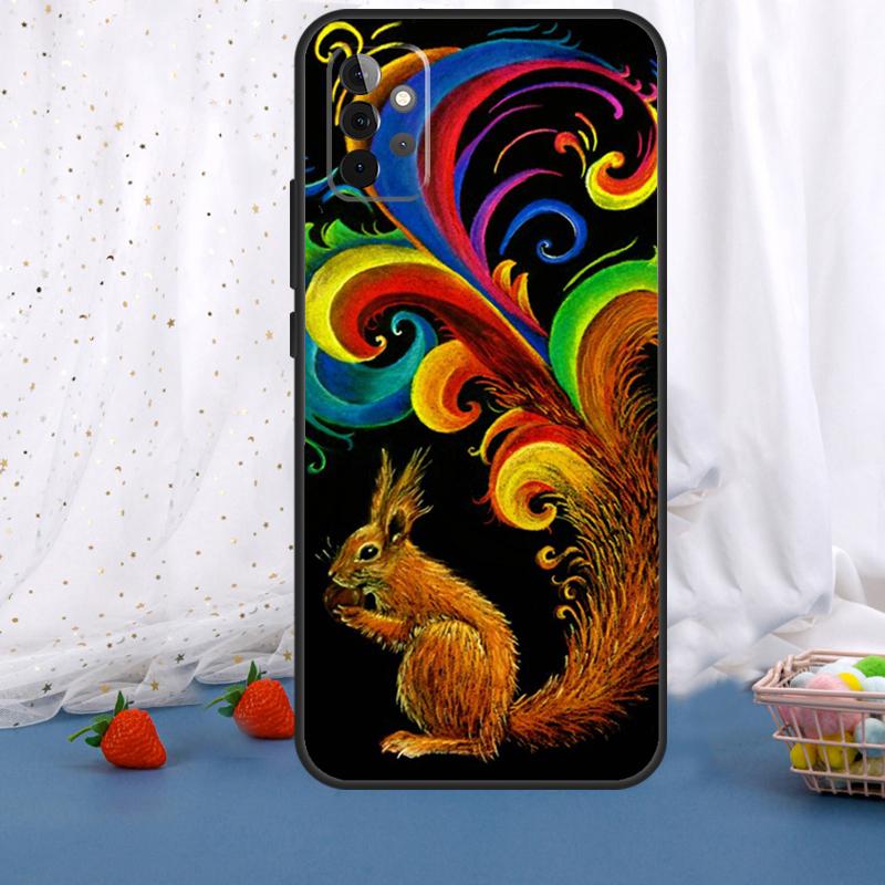 Cartoon Animal Squirrel For Samsung Galaxy A55 A35 A05 A52 A32 A22 A54 A14 A16 A26 A36 A56 A06 A15 A53 A33 A13 Case