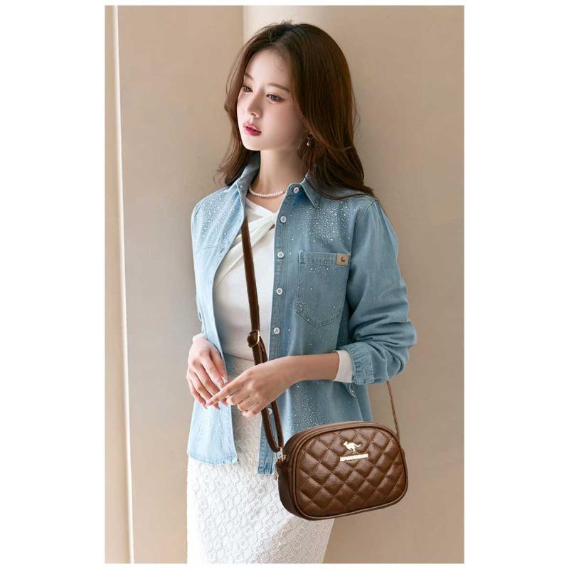 Elegant Mini Quilted Handbag Women Adjustable Strap Shoulder Bag Small Crossbody Bag for Work Fashion Crossbody Bag Women's Daily Use