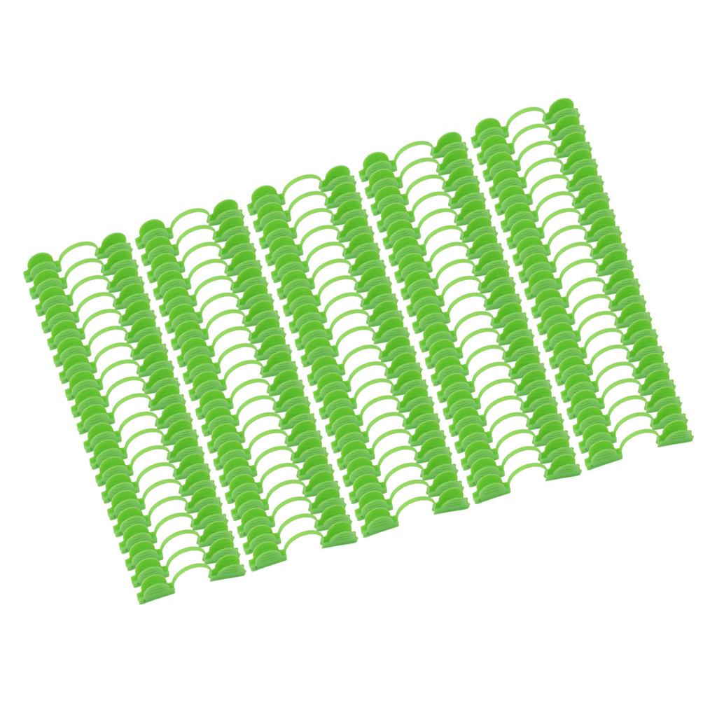 100PCS Greenhouse Arch Frame Double Head Plastic Clip Heating Press Film Clip Clamp 4mm