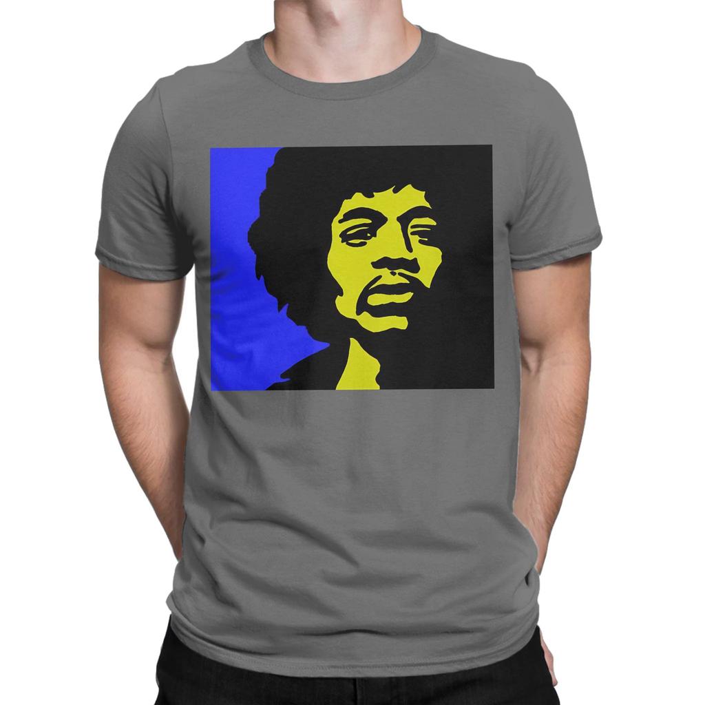 Jimi Portrait Novelty 100 Cotton Tshirt Jimi Rocker Hendrixs Tees Tops For Unisex
