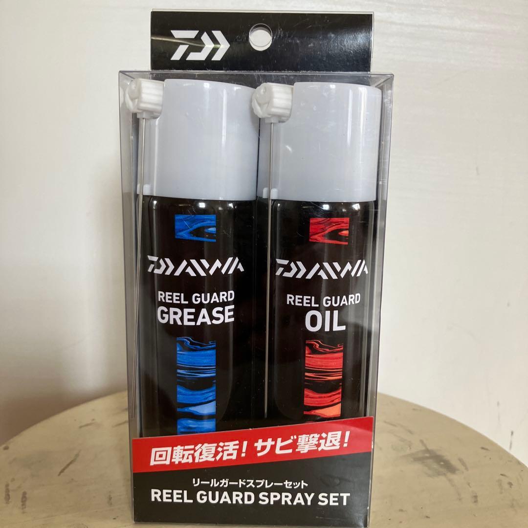 Used DAIWA REEL GUARD SPRAY SET Reel oil/grease