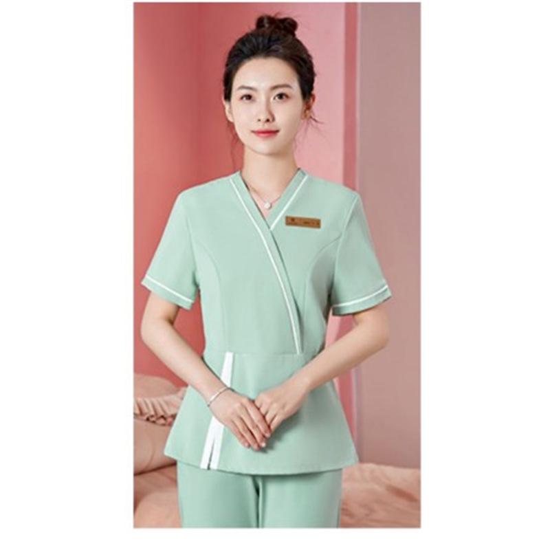 

Женский комплект униформы техника спа- и оздоровительного центра для косметологов - Рабочая одежда для педикюра и массажа XL