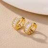 Elegant Zirconia Drop Earrings: Marquise Stone, Light Luxury Design for Women