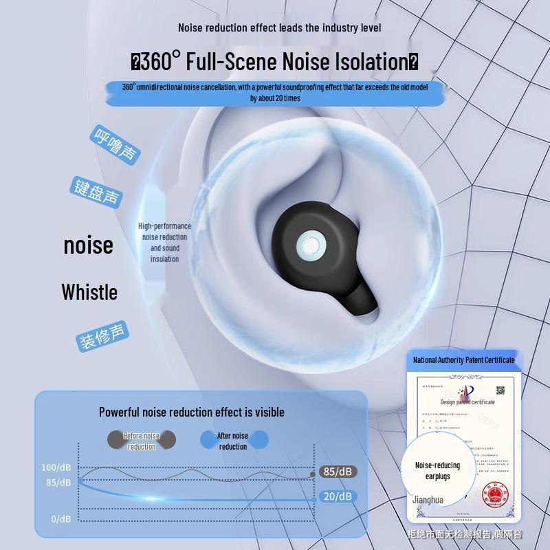 Bouchons d'oreille professionnels à réduction de bruit pour le sommeil et l'insonorisation