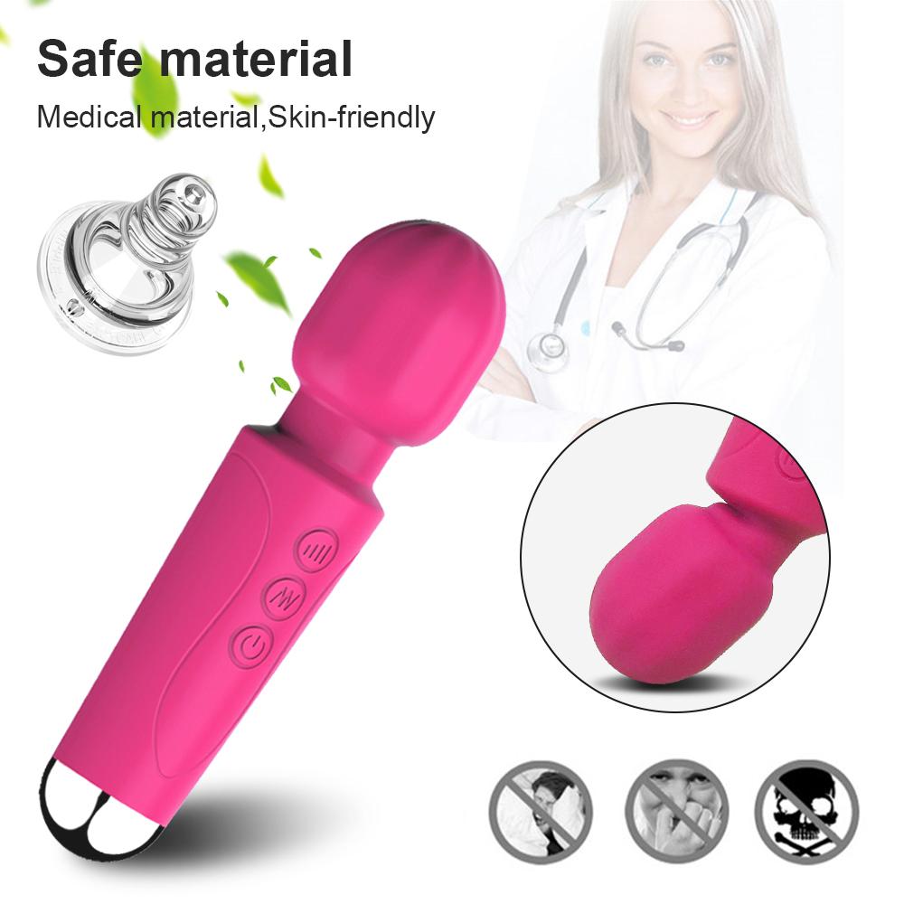 Adults Masturbator Clitoris Stimulator Vibrators Magic Wand Vibrator Sex Toys for Women Powerful Body Massge