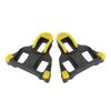 1 Pair Cycling Self locking System Pedal Cleats Mountain Road Bike Accessory (Yellow)