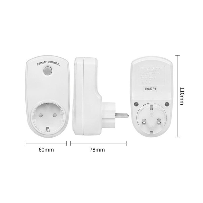 Buy 2 Pcs Wireless Remote Control Smart Electrical Outlet Switch US