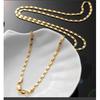 Luxury 925 Sterling Silver 18K Gold 2MM Flat Clavicle Chains Necklaces for Men Women Wedding Jewelry Christmas Gifts 40-75cm