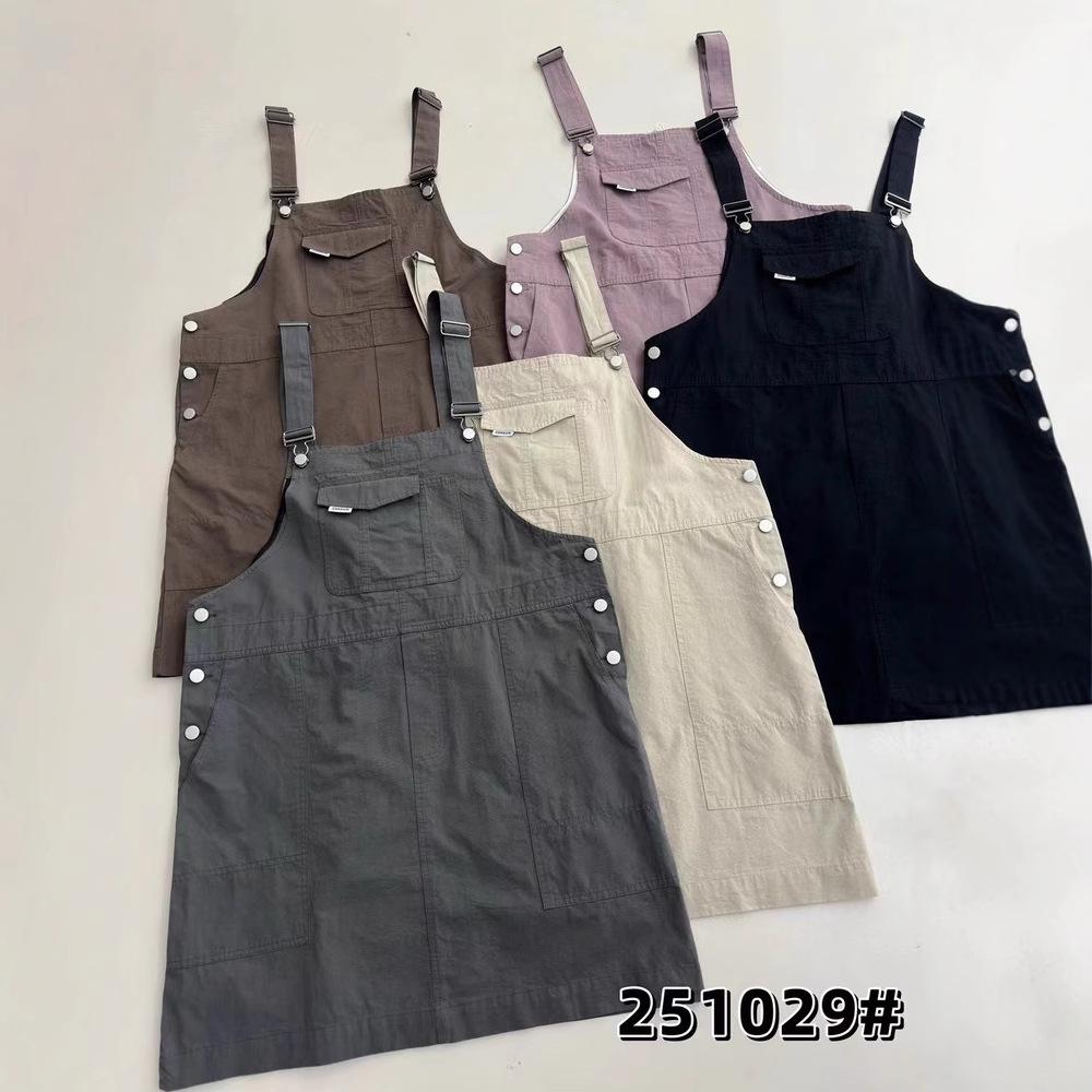 

Makuqie Women s Plus Size Korean-Style Washed Cotton Denim Overalls One Size