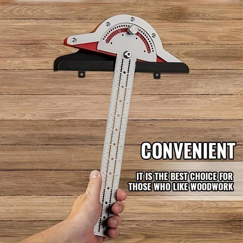 

1 шт. Линейка для измерения угла кромки по дереву, 10 дюймов, 15 дюймов, 20 дюймов, линейка для домашнего декора, инструмент для деревообработки 10 Inch