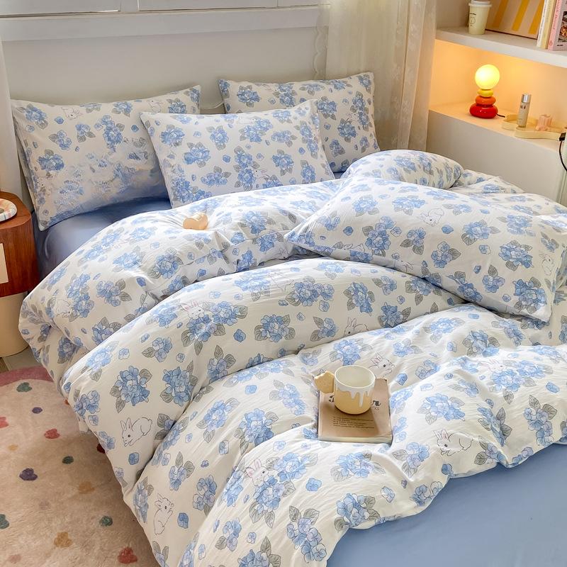 Home Comfort Cloud Cotton Four-piece Set Sheet Dormitory Three-piece Set